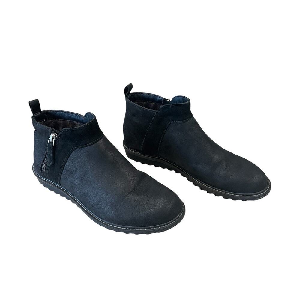 Skechers Women's 9.5 Indefinite Arch Fit Mojave Ankle Boots Black Casual Outdoor